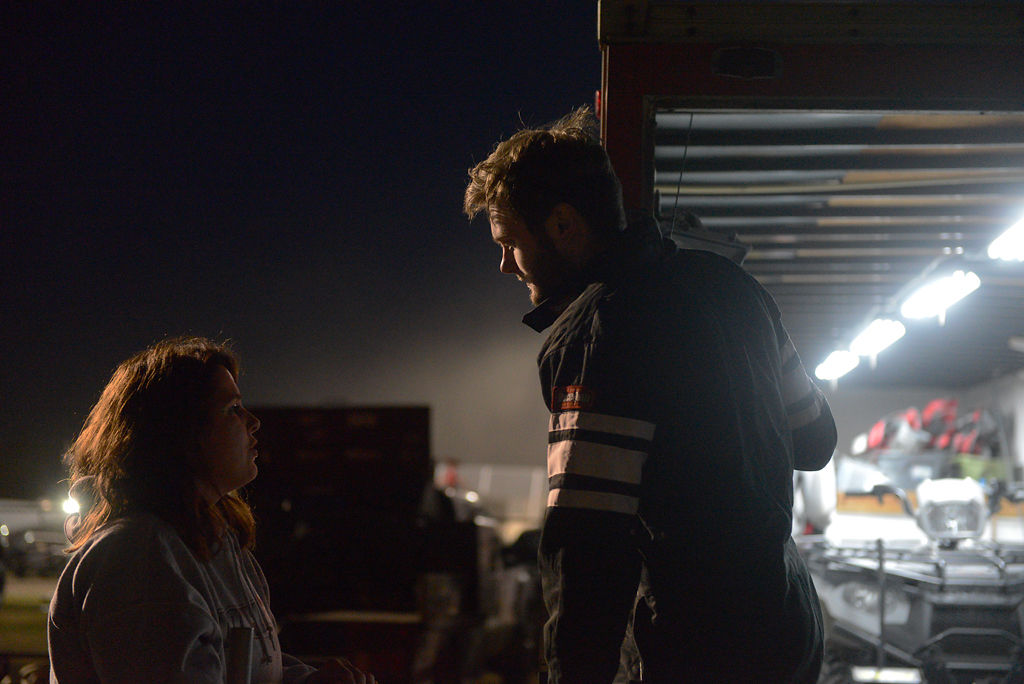 Louie Lovelace chats with his mother Carolyn